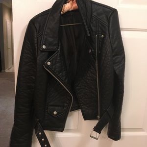Nasty gal vegan leather jacket